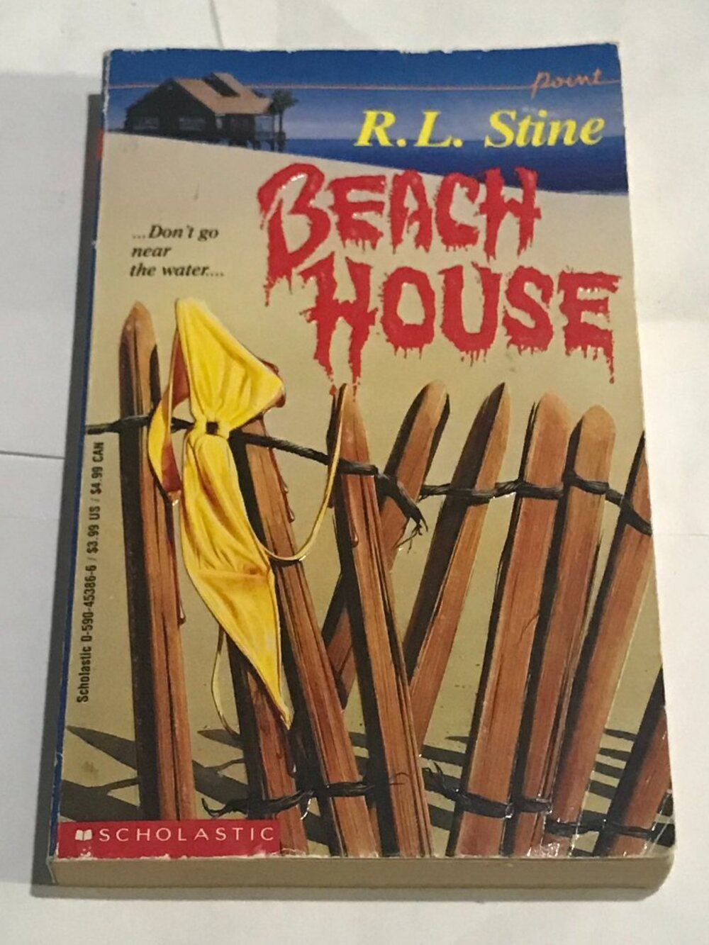 Beach House Point Horror Series 1st Printing August 1992 R L Stine Book